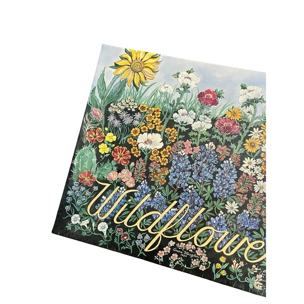 Vintage 1989 Texas Wildflowers‎ 550 Pc Great American Puzzle Factory Sealed